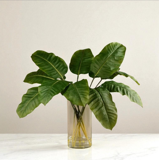 ARTIFICIAL BANANA LEAF ARRANGEMENT